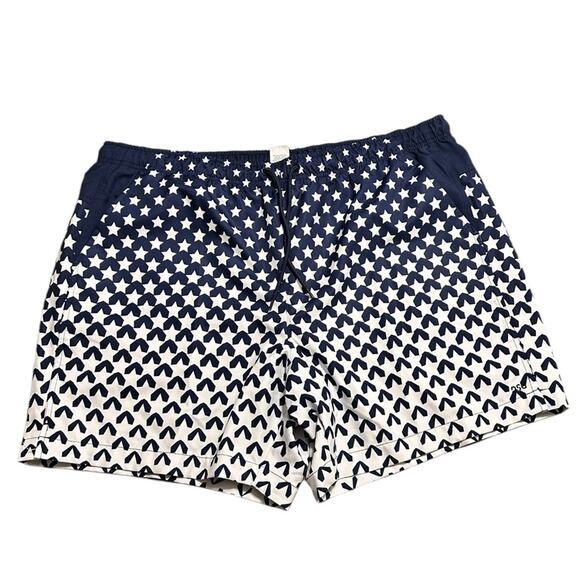 DSG Men’s Rec Short size 2XL Relaxed Fit 6 inch inseam Navy Star Ombré NWT - Picture 1 of 5